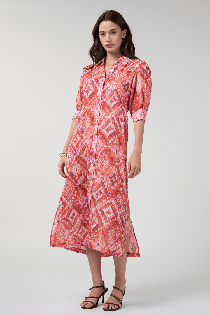 LOOBIES STORY DRESS SINHALA SHIRT DRESS - LS3339