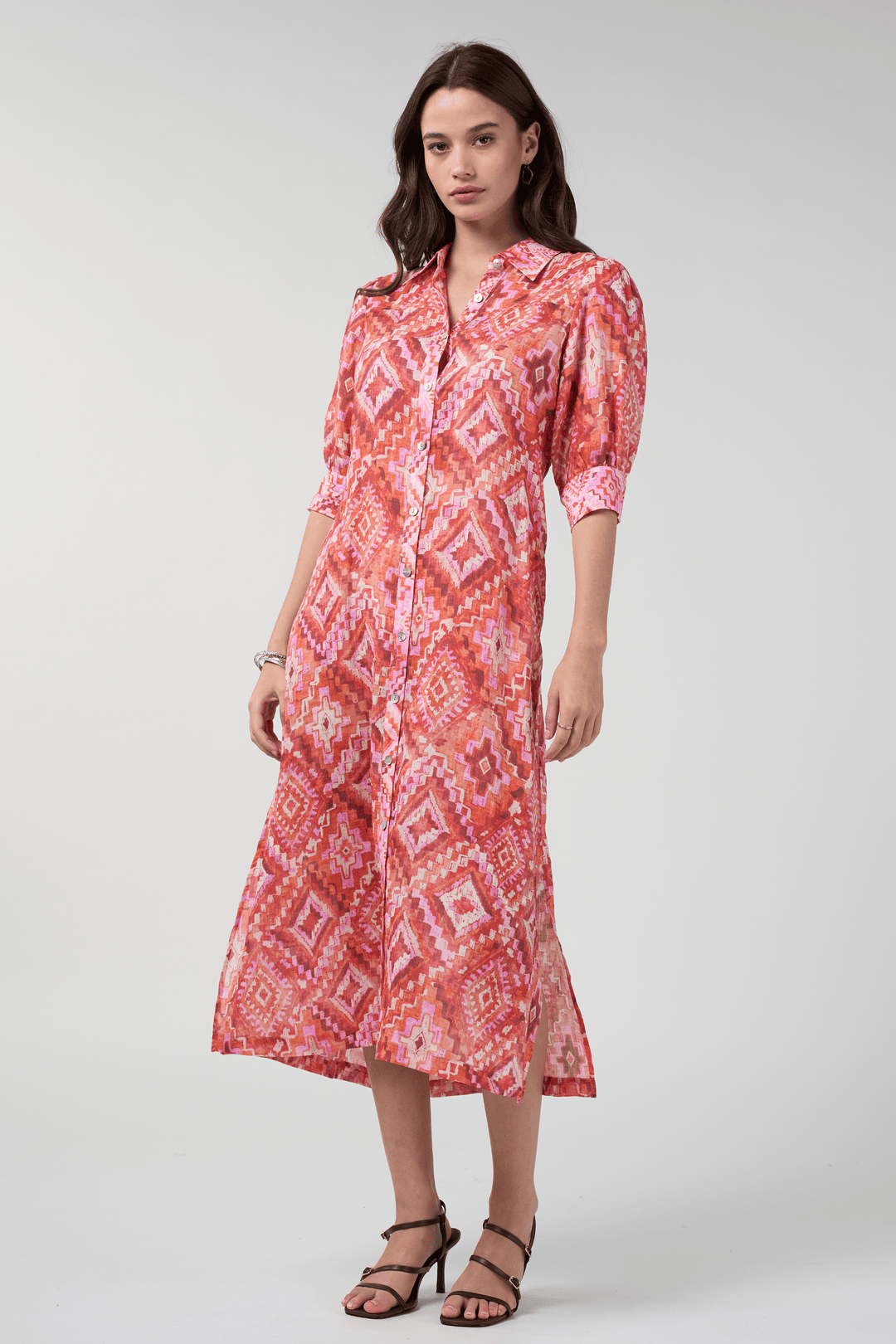 LOOBIES STORY DRESS SINHALA SHIRT DRESS - LS3339