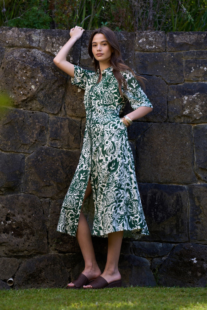 LOOBIES STORY DRESS TEARDROP SHIRT DRESS - LS3344