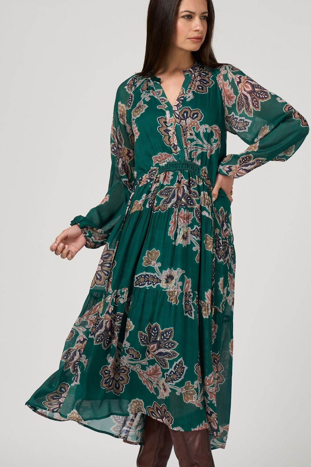 LOOBIES STORY DRESS VERSAILLES MIDI DRESS - LS3213V