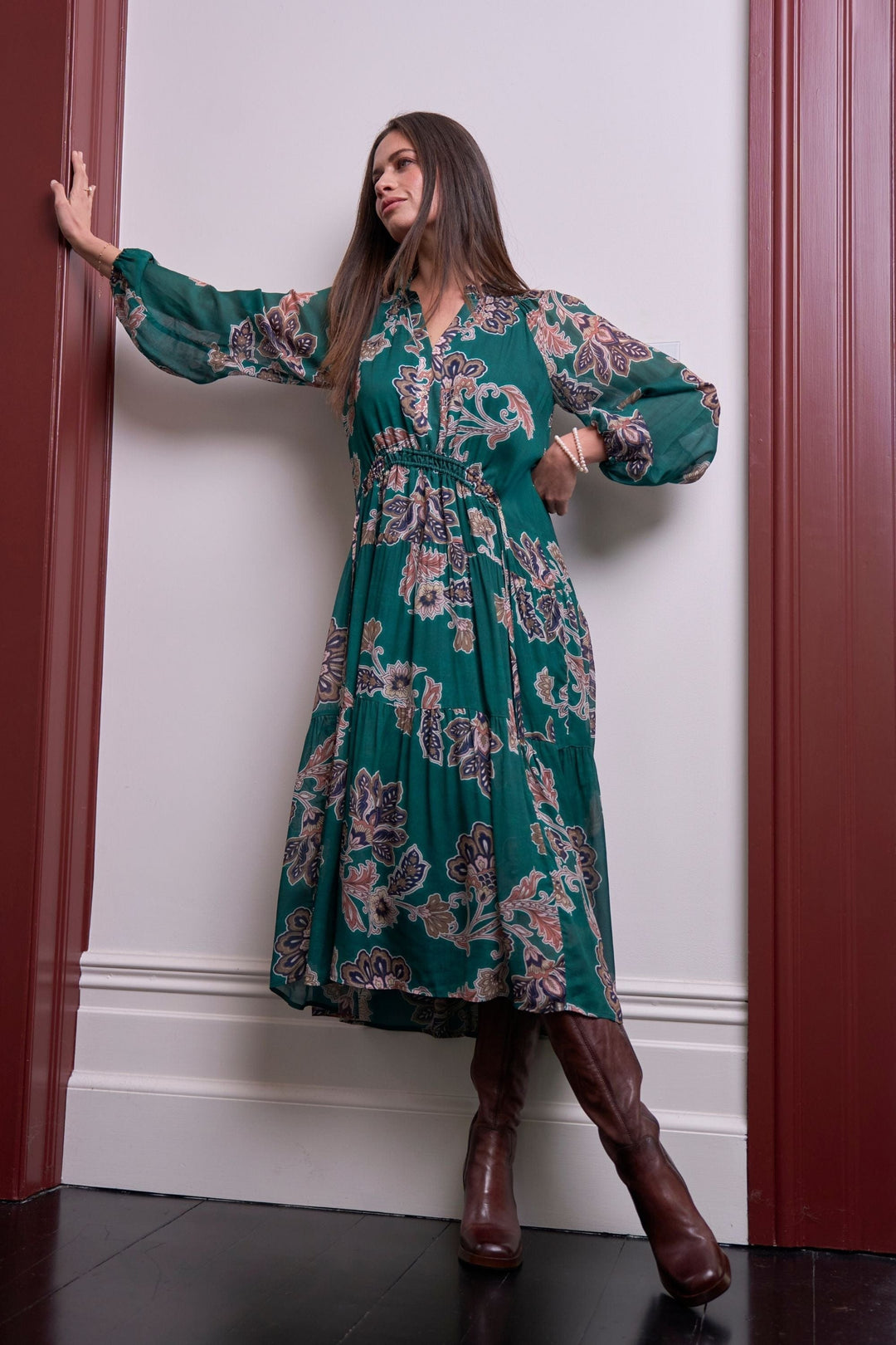 LOOBIES STORY DRESS VERSAILLES MIDI DRESS - LS3213V