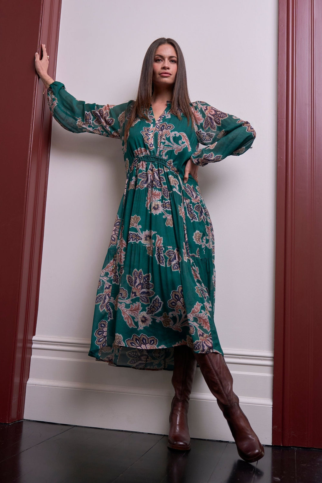 LOOBIES STORY DRESS VERSAILLES MIDI DRESS - LS3213V