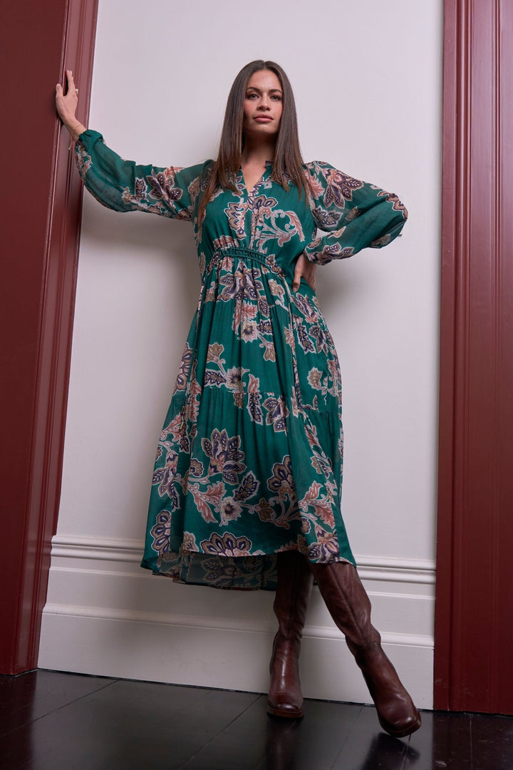 LOOBIES STORY DRESS VERSAILLES MIDI DRESS - LS3213V
