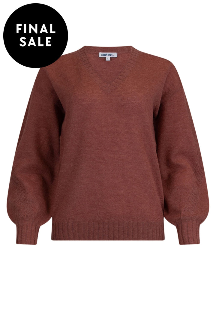LOOBIES STORY JUMPER WOODROSE / XS BONNIE V SWEATER - LSK2515