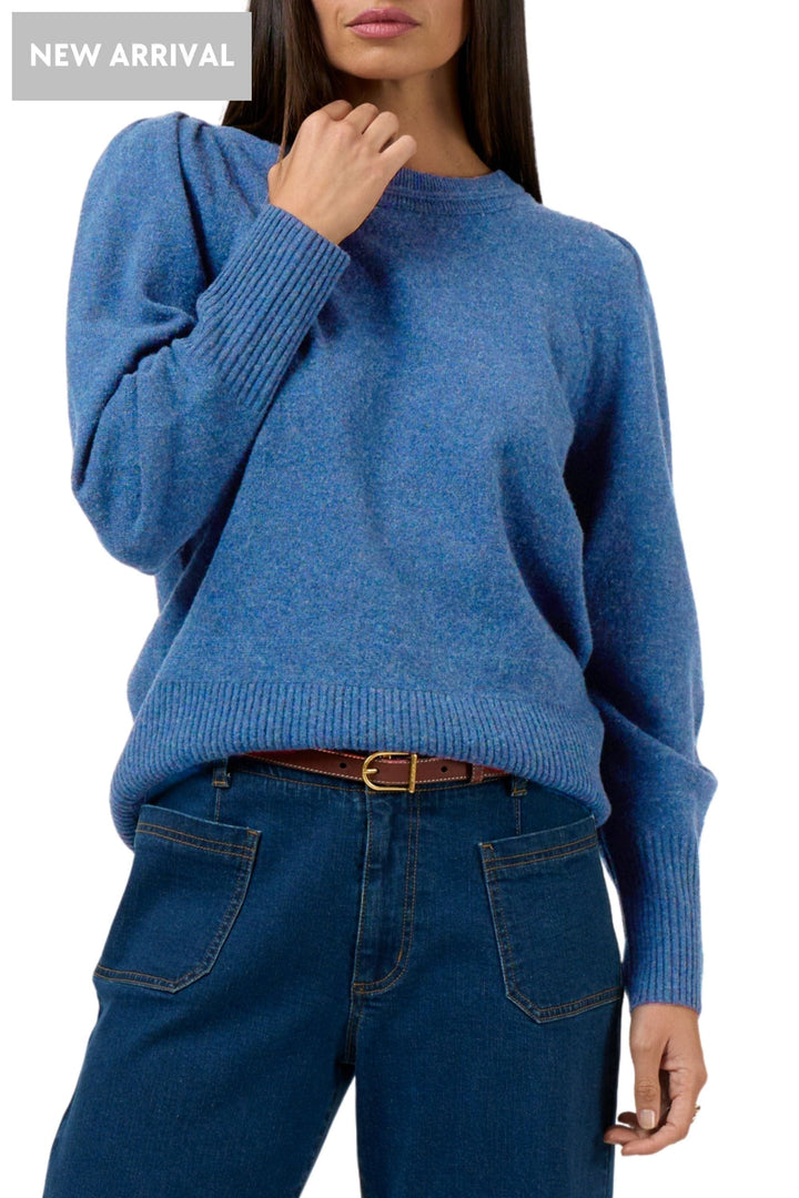 LOOBIES STORY JUMPER XS / DENIM ODETTE SWEATER - LSK2622