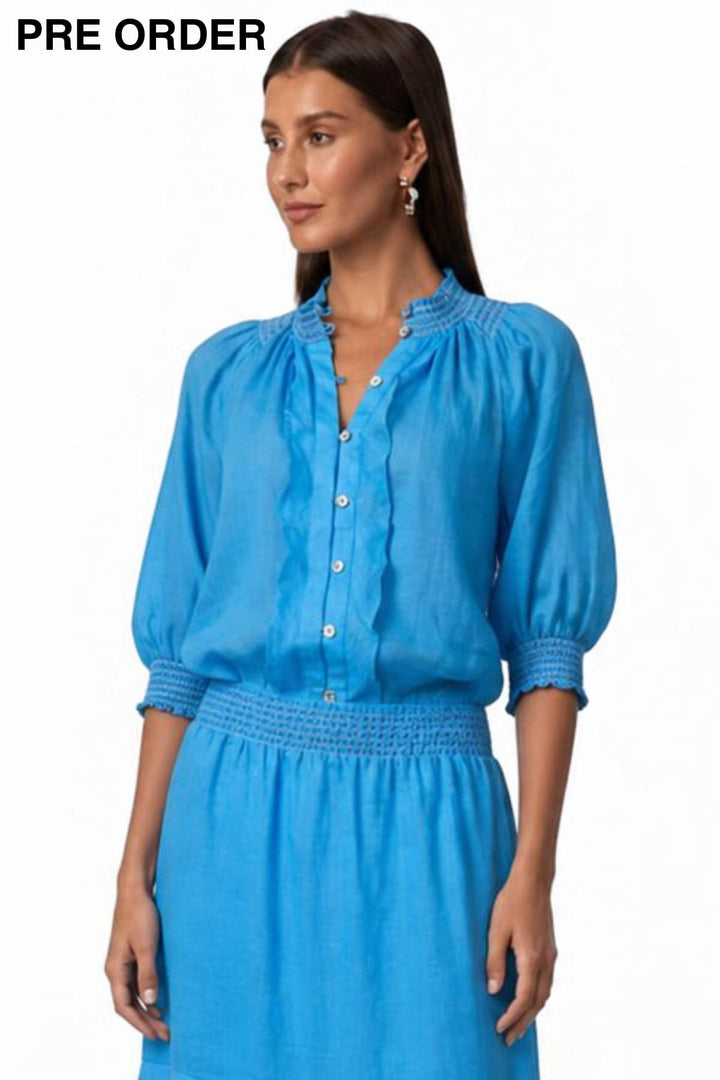 LOOBIES STORY SHIRT 8 / BLUEBELL WATERLILY SHIRT - LS3463