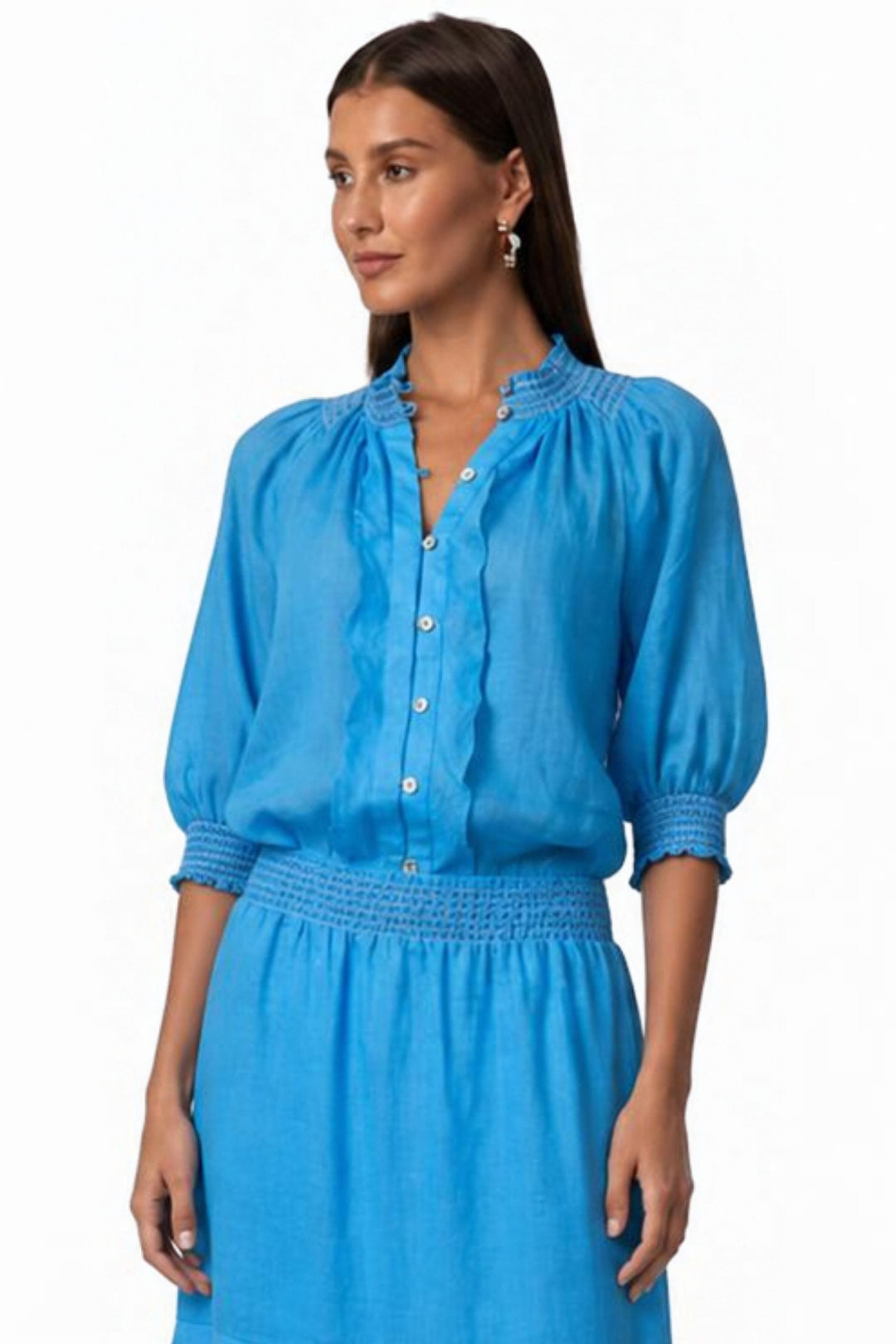 LOOBIES STORY SHIRT 8 / BLUEBELL WATERLILY SHIRT - LS3463