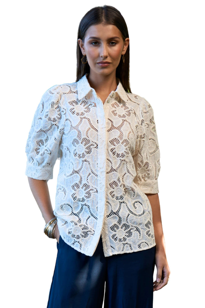 LOOBIES STORY SHIRT 8 / WHITE MOONSTONE SHIRT - LS3471