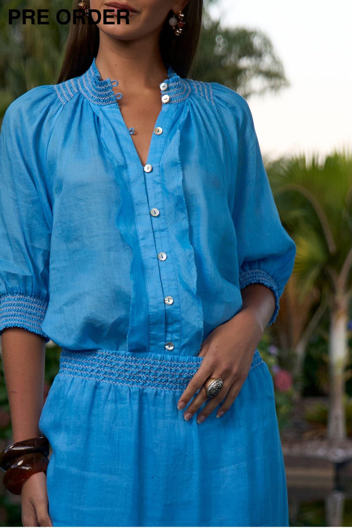 LOOBIES STORY SHIRT WATERLILY SHIRT - LS3463