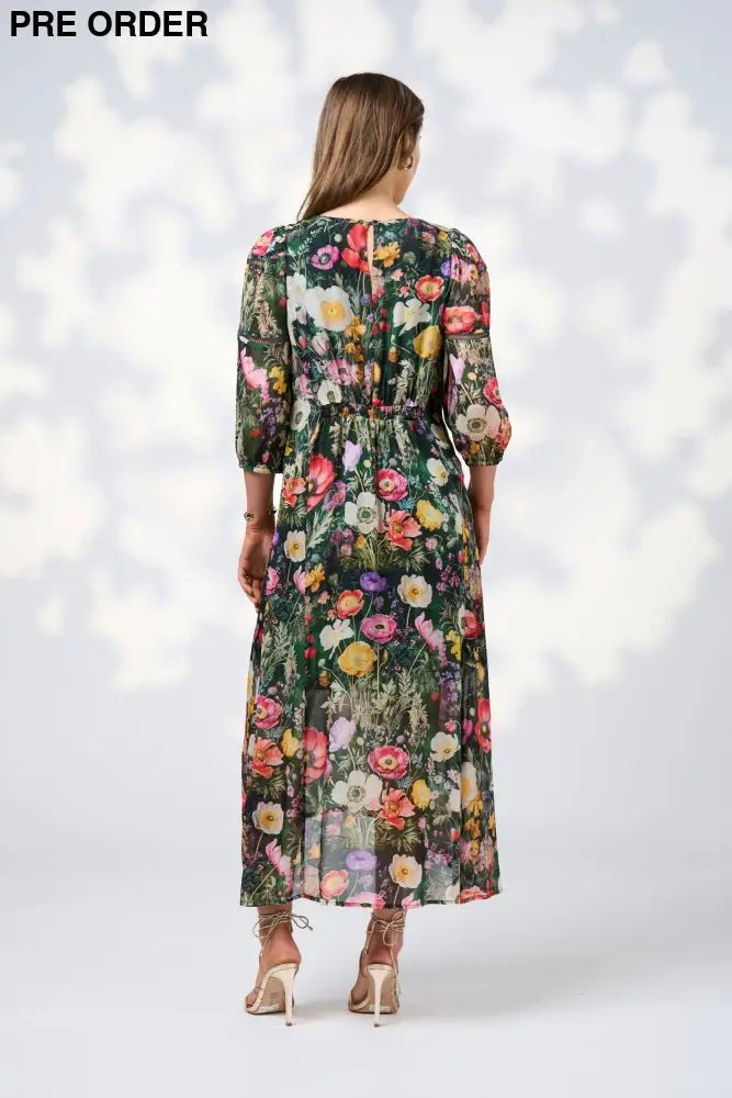 LOOKING GLASS MIDI DRESS LS3049 DRESS