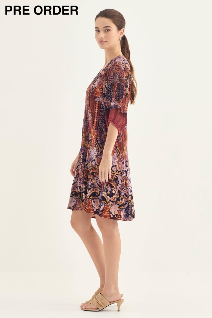 LOTUS DRESS - 1302NB - DRESS