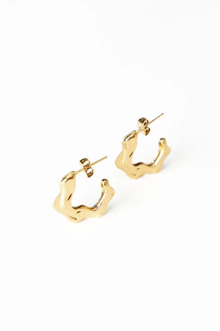 LOVE FROM LILOU JEWELLERY GOLD ANNA EARRINGS - ANNA