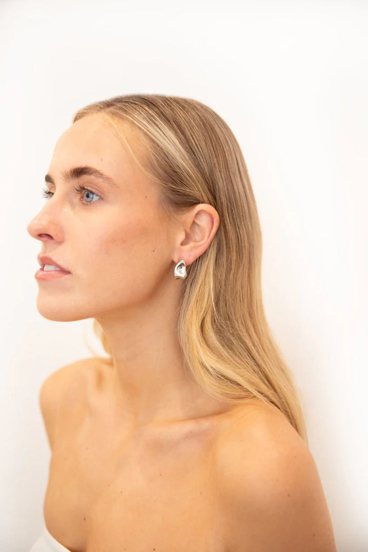LOVE FROM LILOU JEWELLERY SILVER RENEE EARRINGS - RENEE