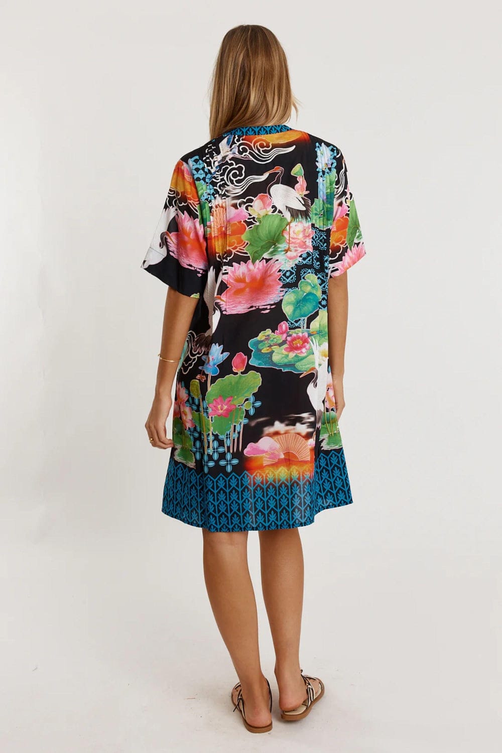 LULA LIFE DRESS AKIKO BUTTON DRESS