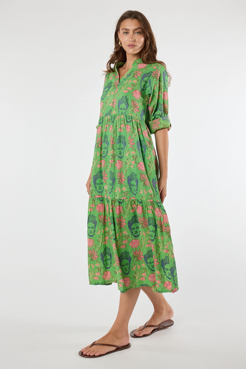 LULA LIFE DRESS FRIDA MIDI