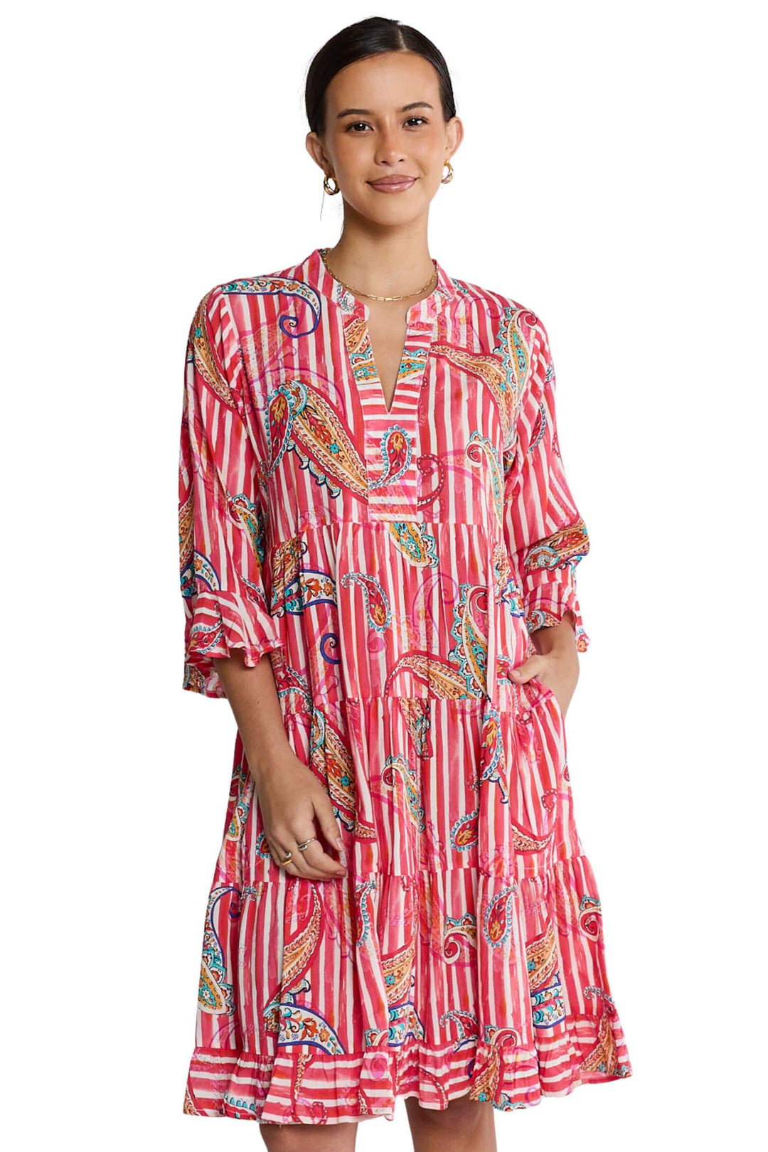 LULA LIFE DRESS HANNAH TIER DRESS