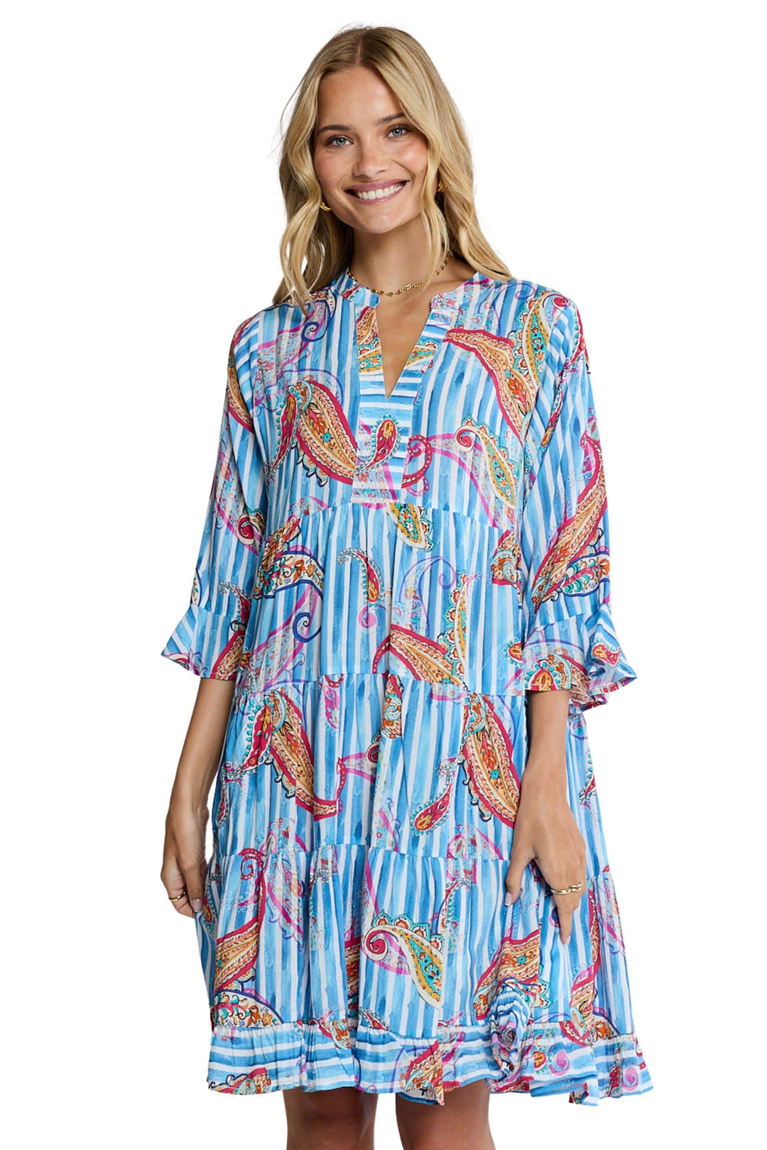 LULA LIFE DRESS HANNAH TIER DRESS