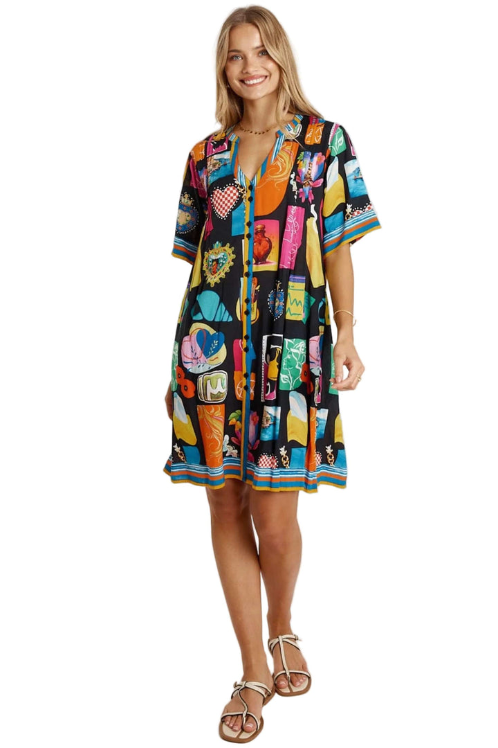 LULA LIFE DRESS ODETTE TUCK DRESS