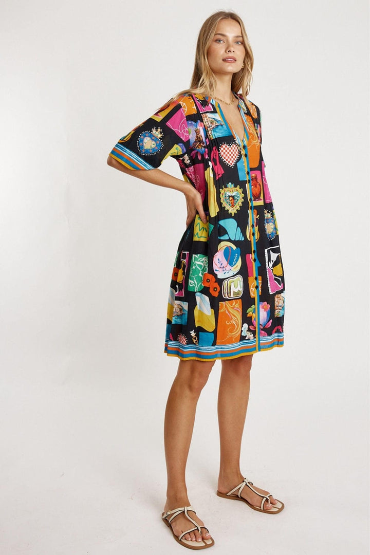 LULA LIFE DRESS ODETTE TUCK DRESS