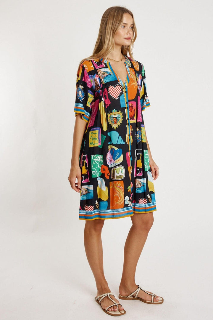 LULA LIFE DRESS ODETTE TUCK DRESS