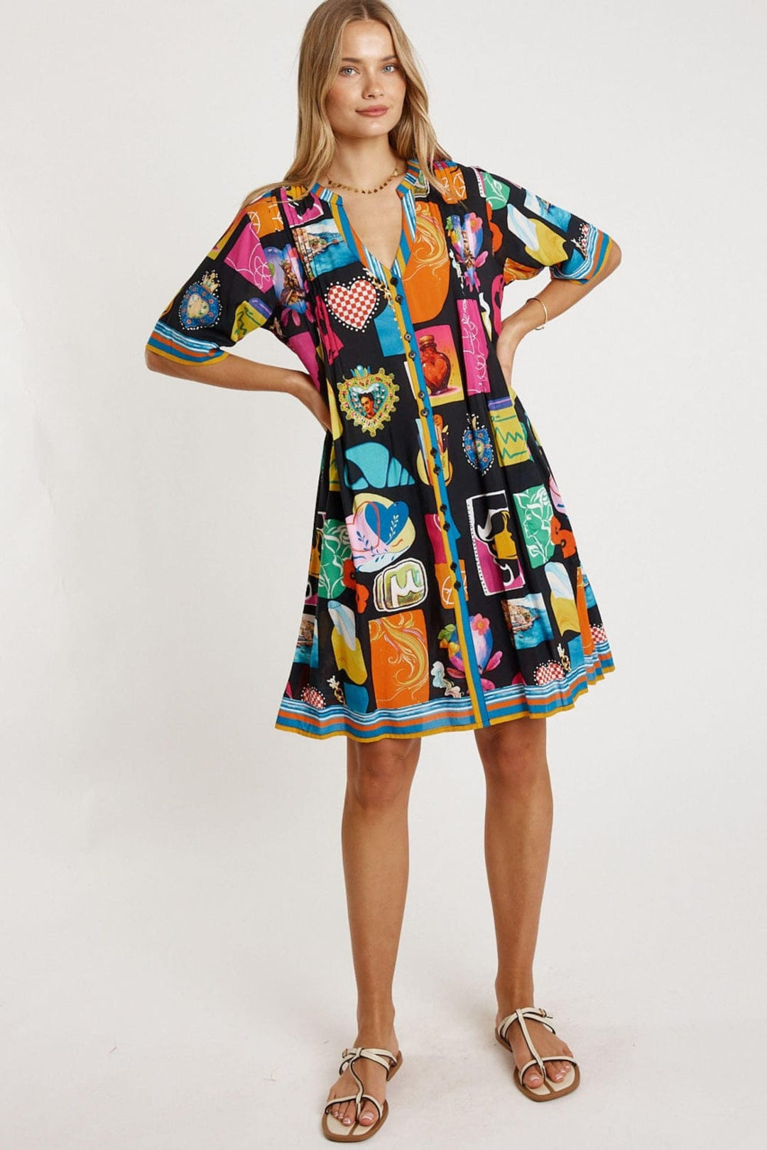 LULA LIFE DRESS ODETTE TUCK DRESS