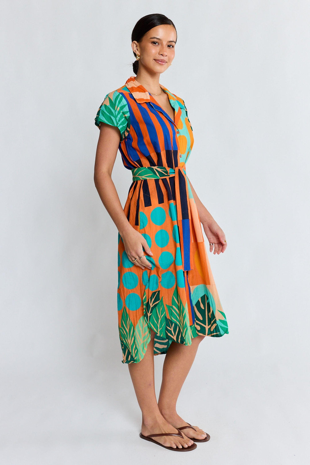 LULA LIFE DRESS RHEA SHIRTMAKER