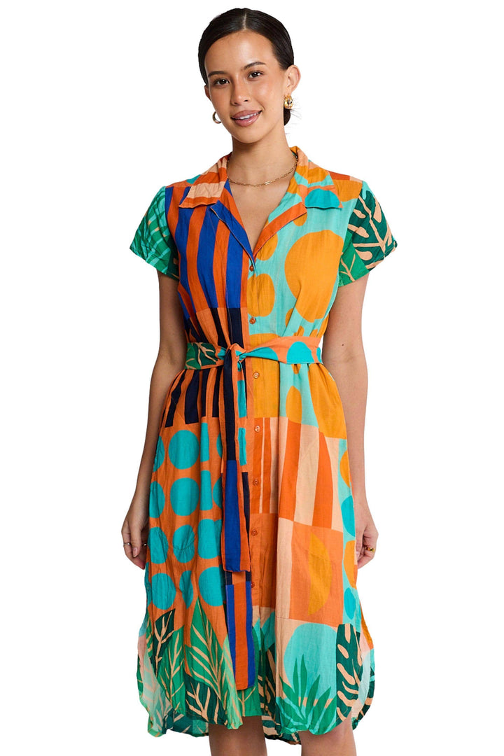 LULA LIFE DRESS RHEA SHIRTMAKER