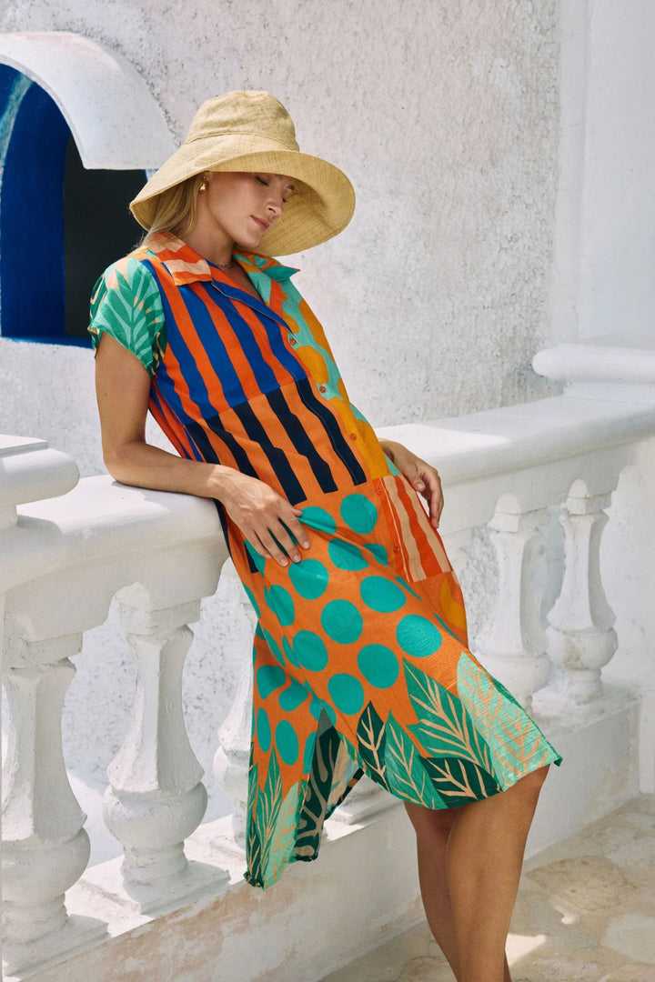 LULA LIFE DRESS RHEA SHIRTMAKER