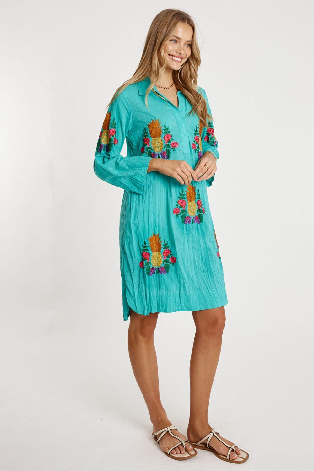 LULA LIFE DRESS TROPICANNA SHIRTMAKER