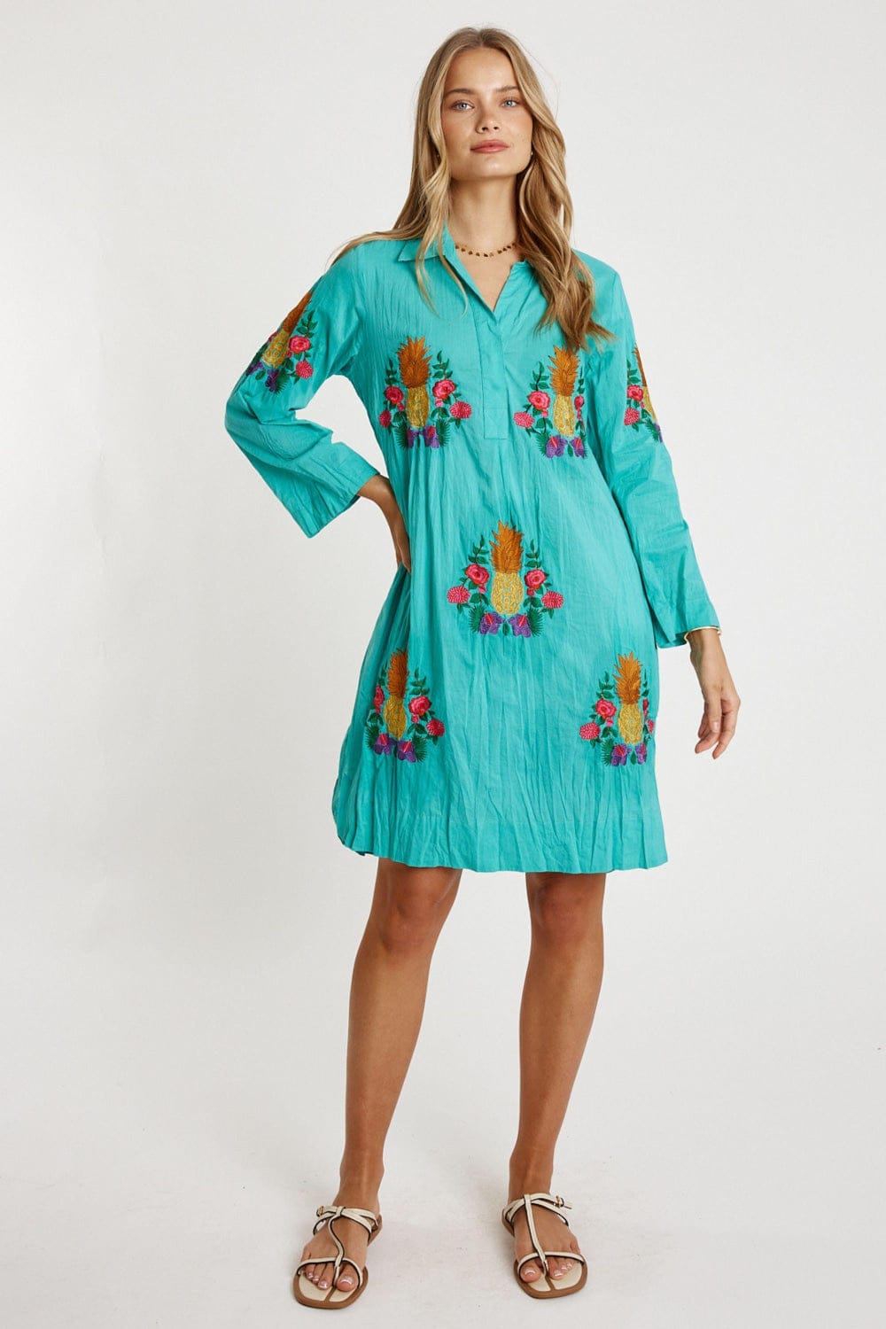 LULA LIFE DRESS TROPICANNA SHIRTMAKER