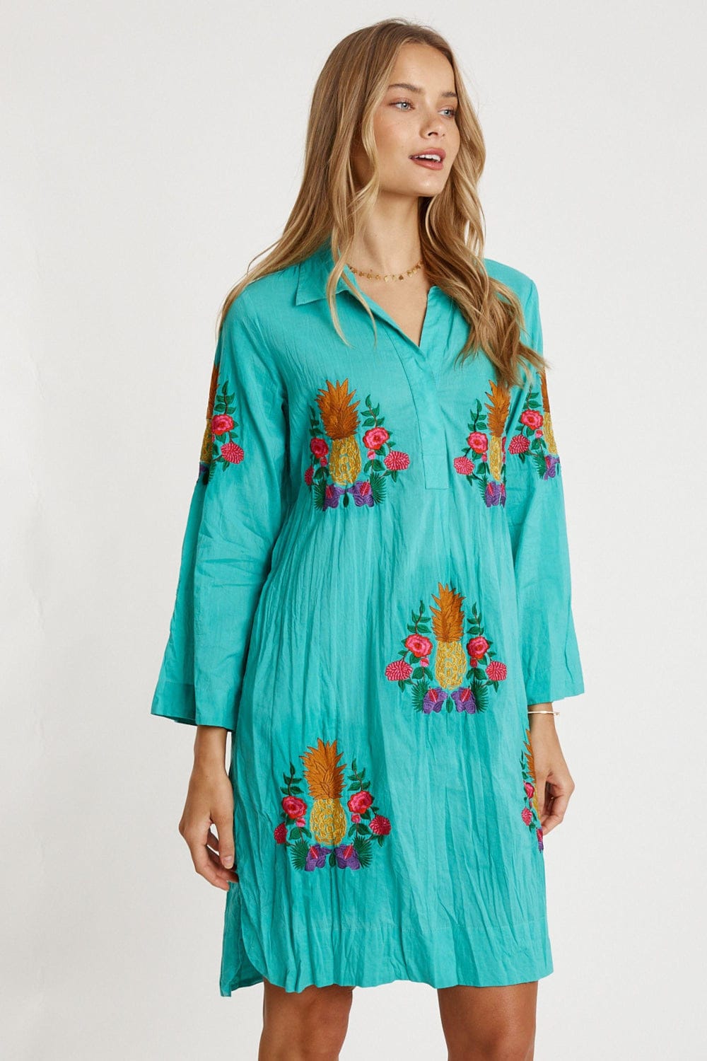 LULA LIFE DRESS TROPICANNA SHIRTMAKER