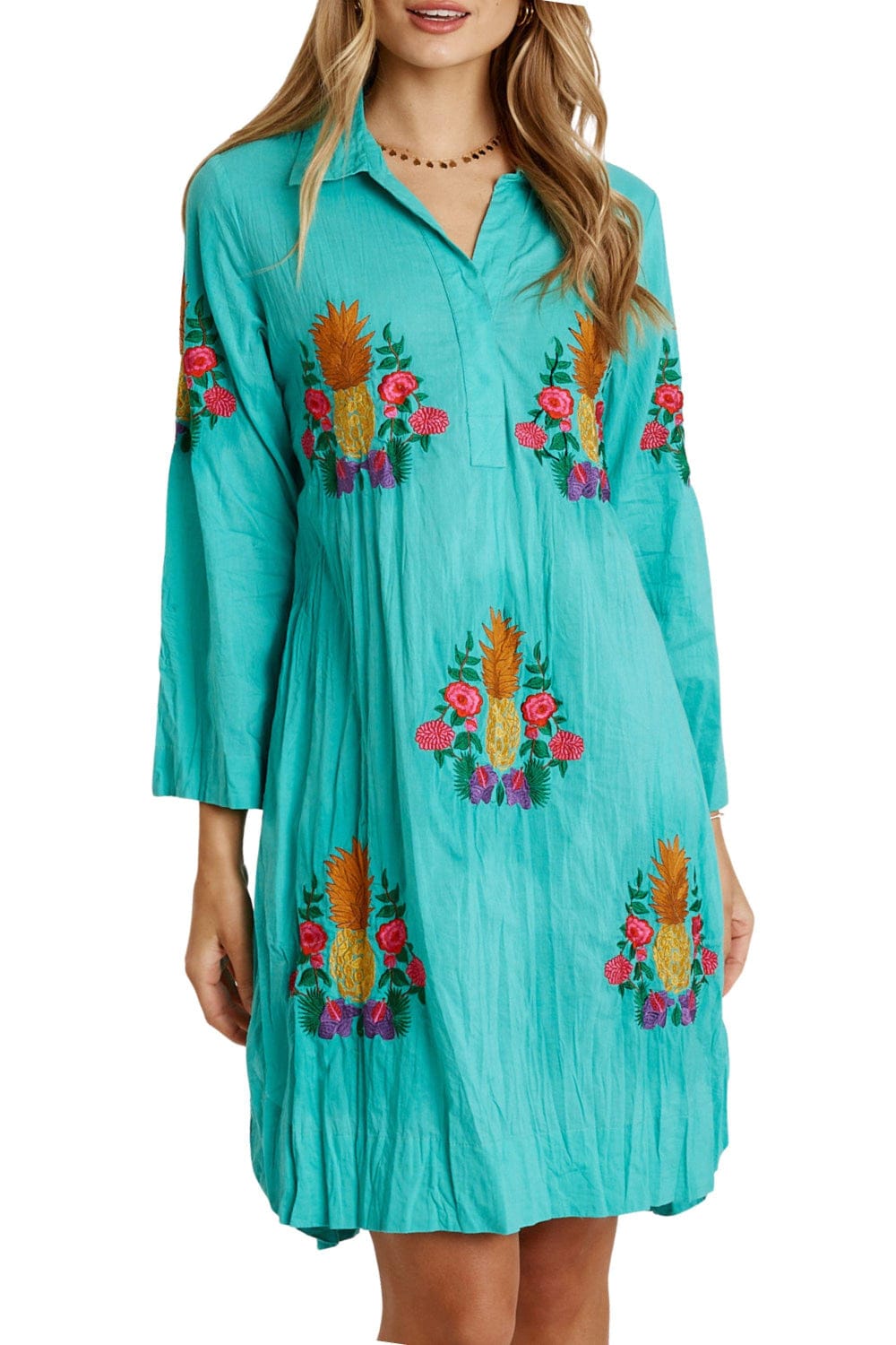 LULA LIFE DRESS TROPICANNA SHIRTMAKER