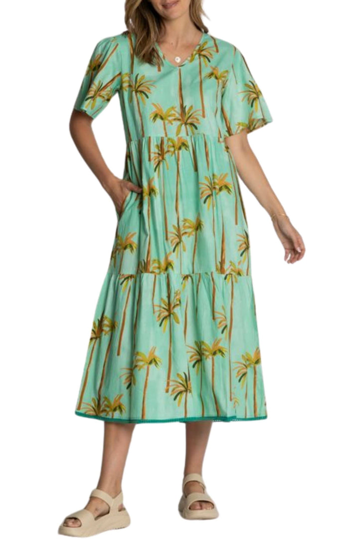 LULA LIFE DRESS XS / MIST BADIRA MIDI