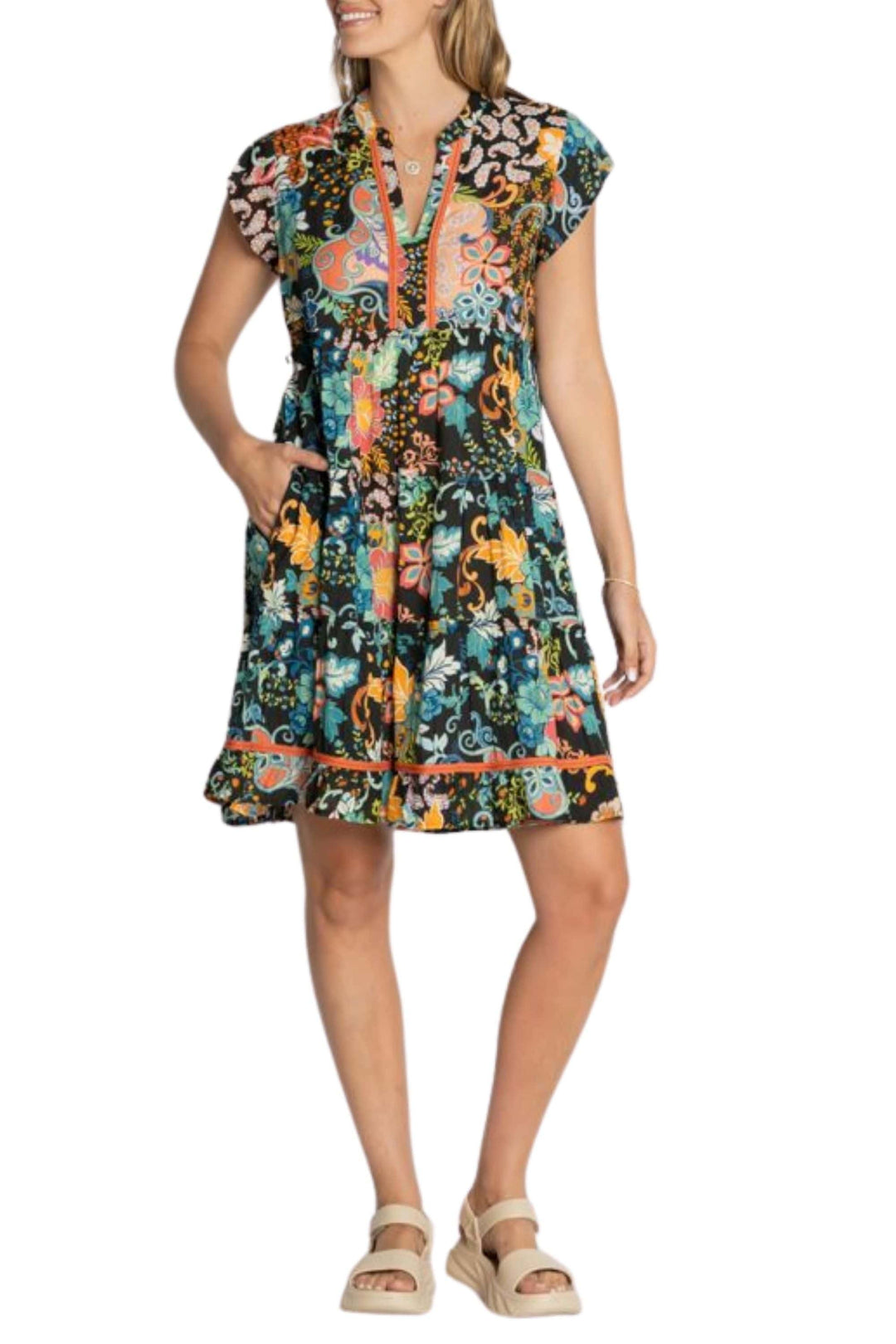 LULA LIFE DRESS YARA TIERED DRESS