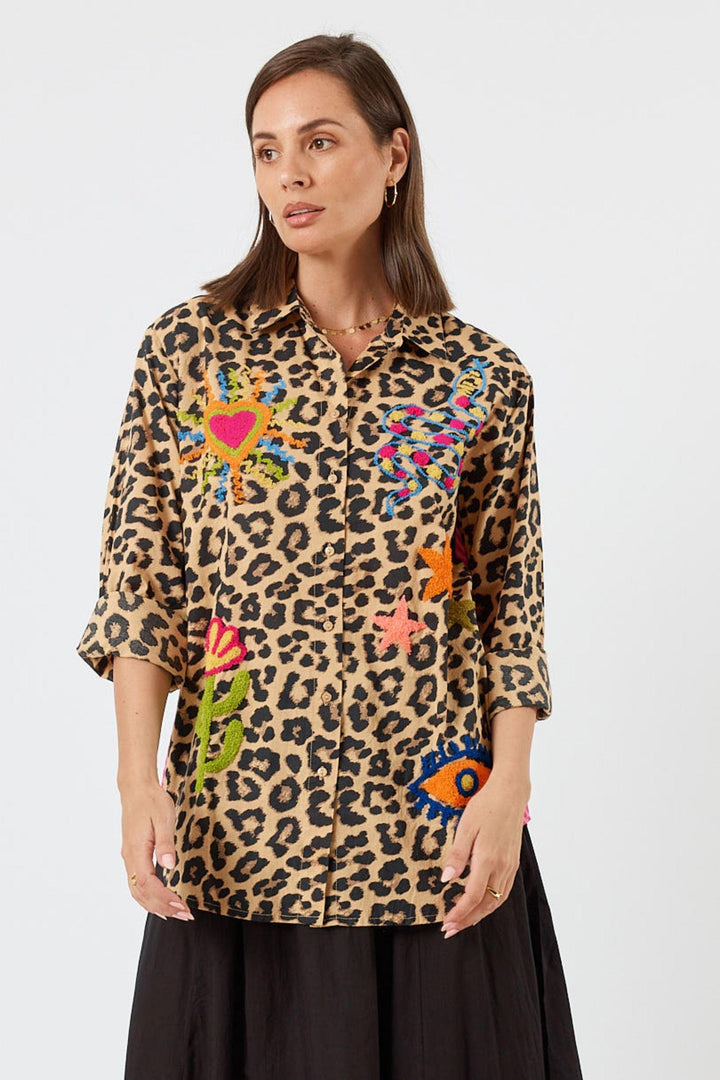 LULA LIFE SHIRT AZURE SHIRT
