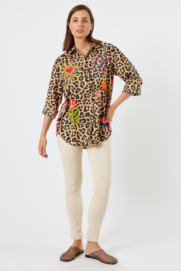 LULA LIFE SHIRT AZURE SHIRT