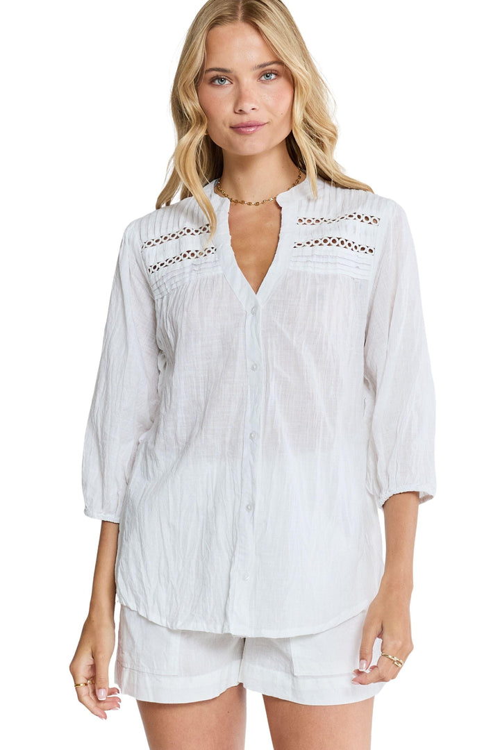 LULA LIFE SHIRT LAVERNE TUCK SHIRT