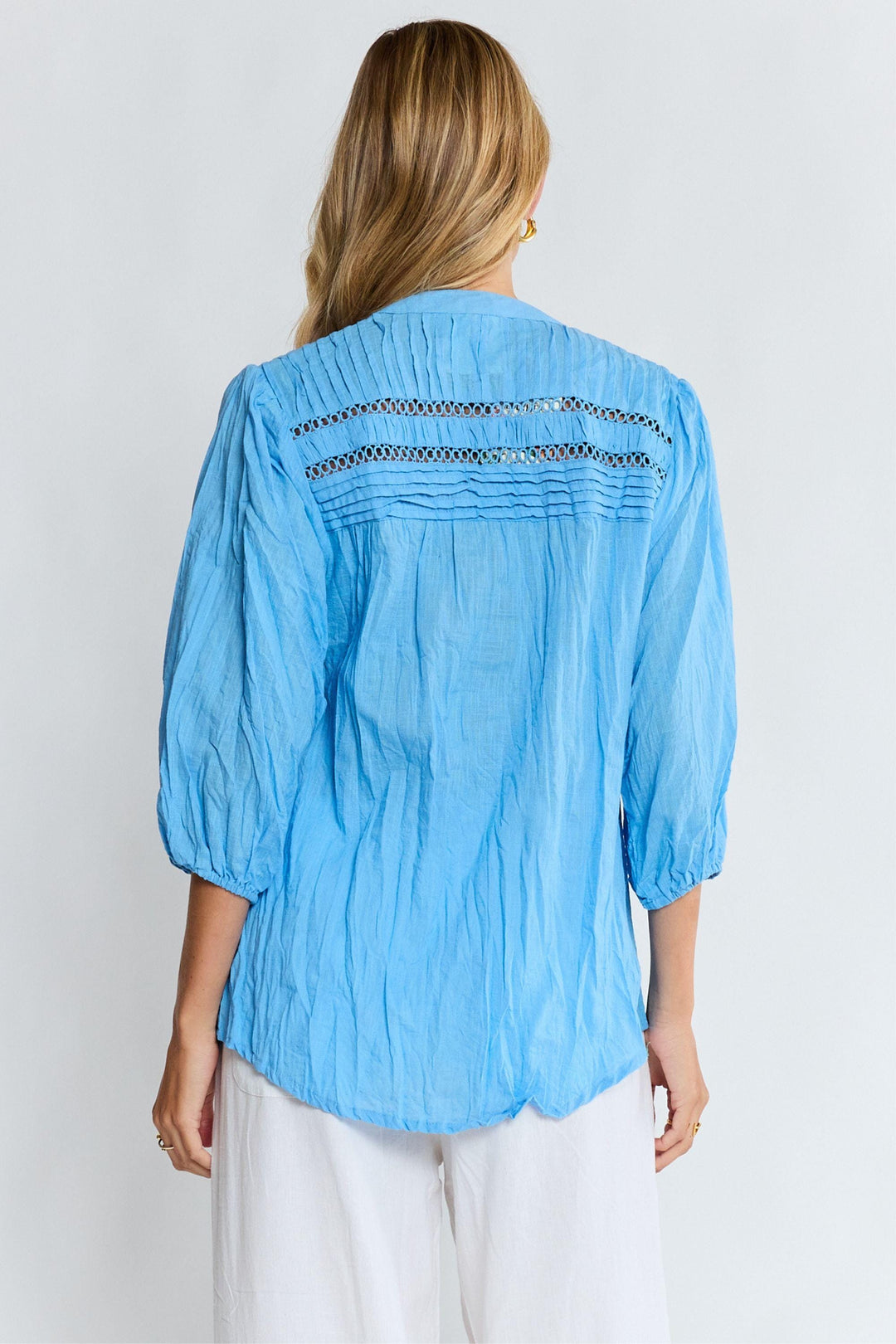 LULA LIFE SHIRT LAVERNE TUCK SHIRT