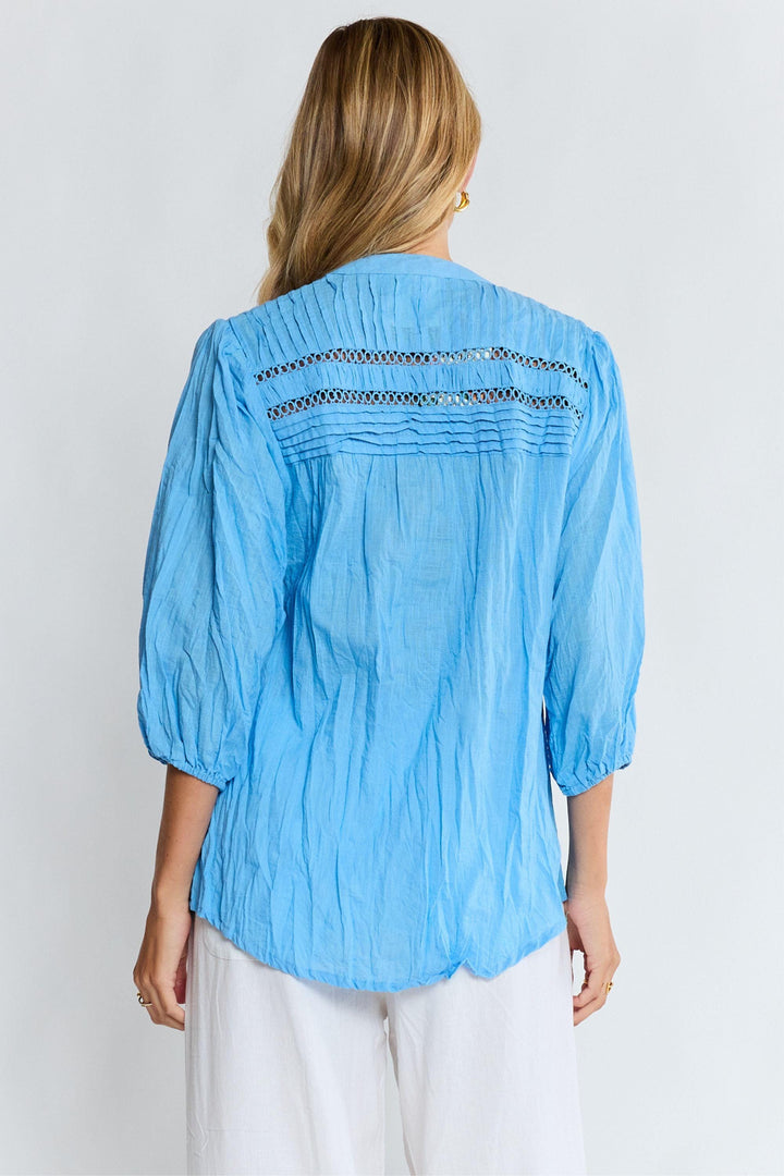 LULA LIFE SHIRT LAVERNE TUCK SHIRT