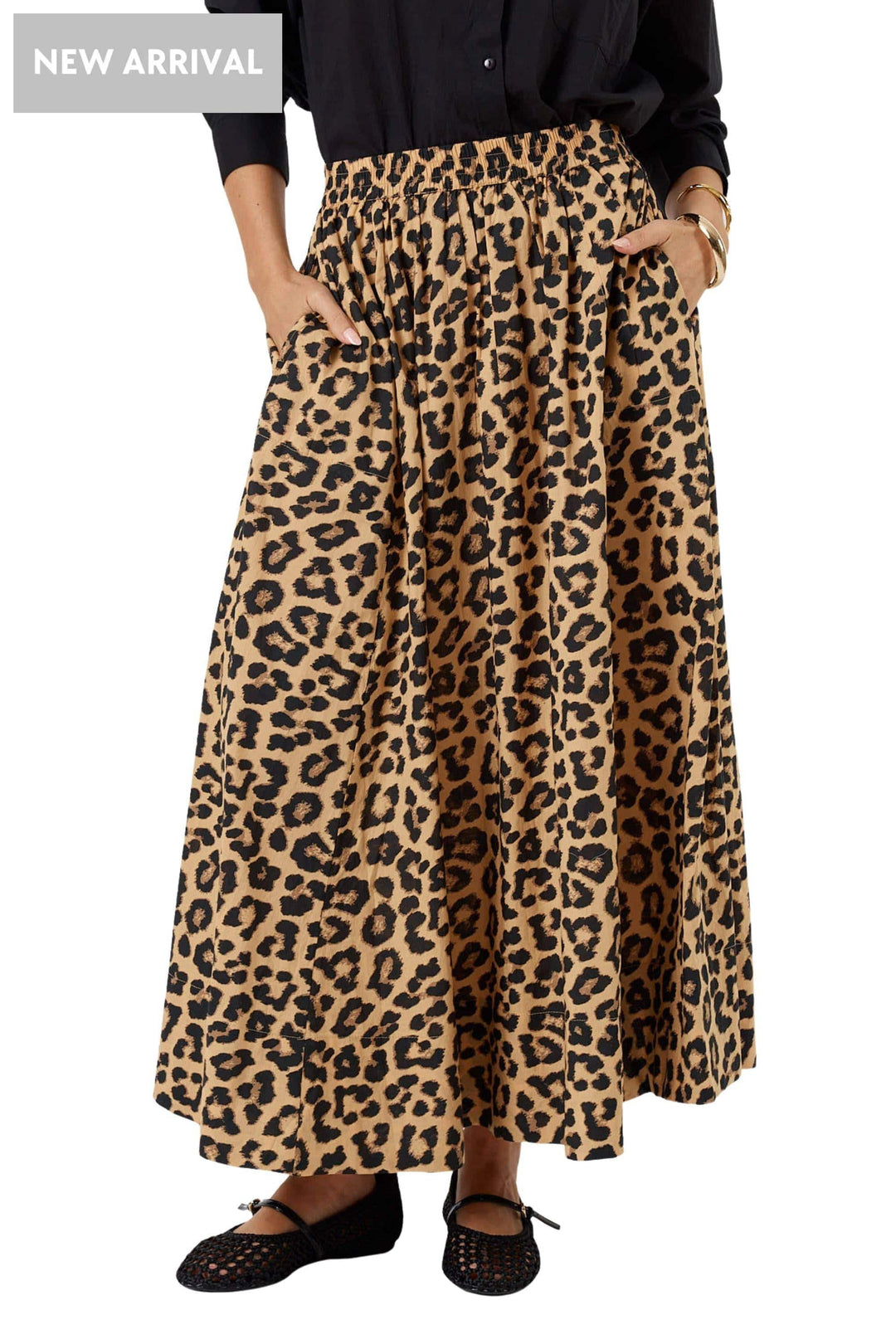 LULA LIFE SKIRT AZURE SKIRT LEOPARD