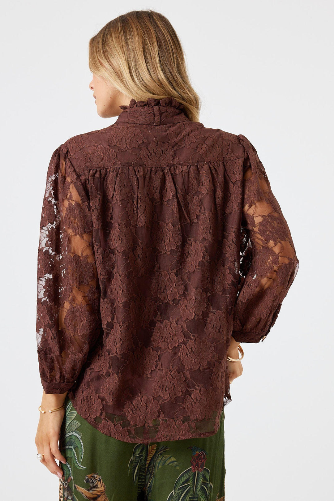 LULA SOUL SHIRT CHANDLER LACE SHIRT