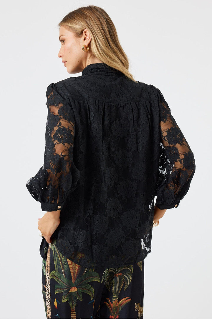 LULA SOUL SHIRT CHANDLER LACE SHIRT