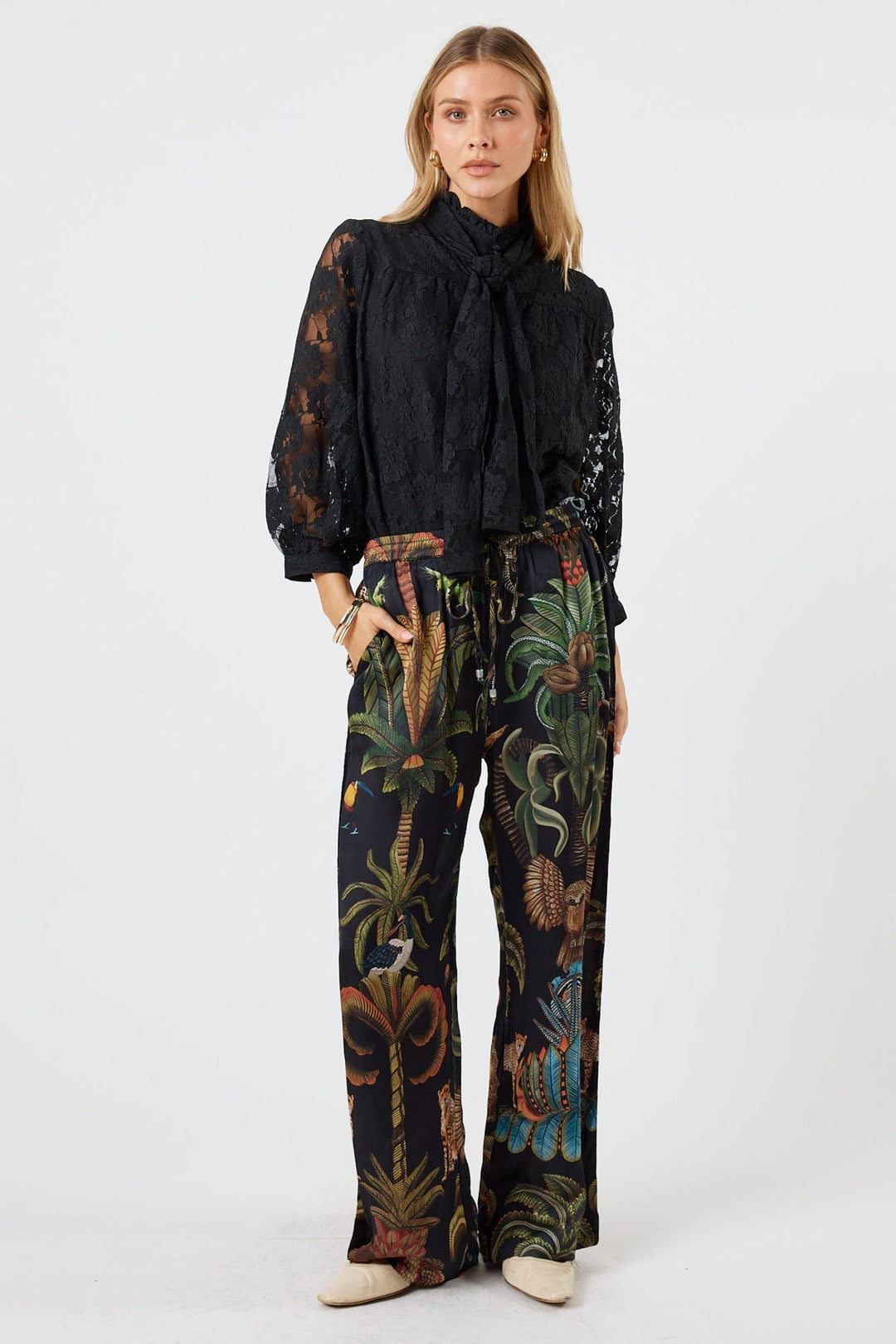 LULA SOUL SHIRT CHANDLER LACE SHIRT