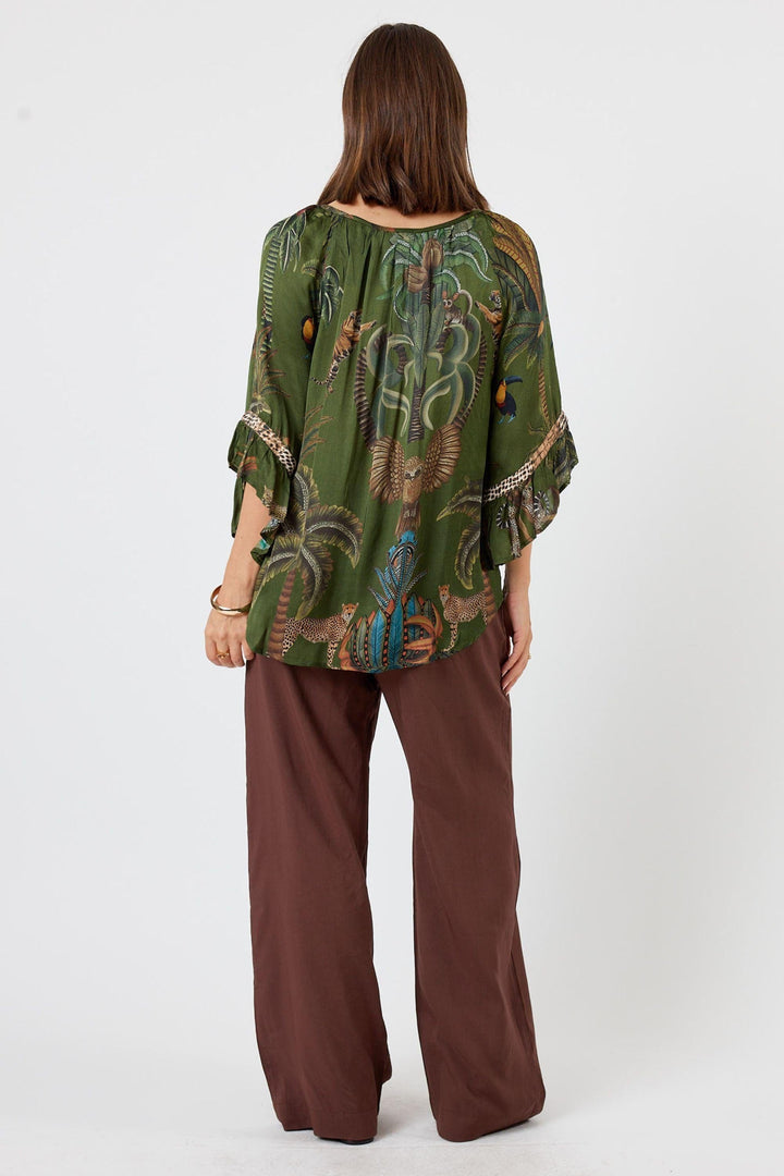 LULA SOUL TOP CHEETAH TOP