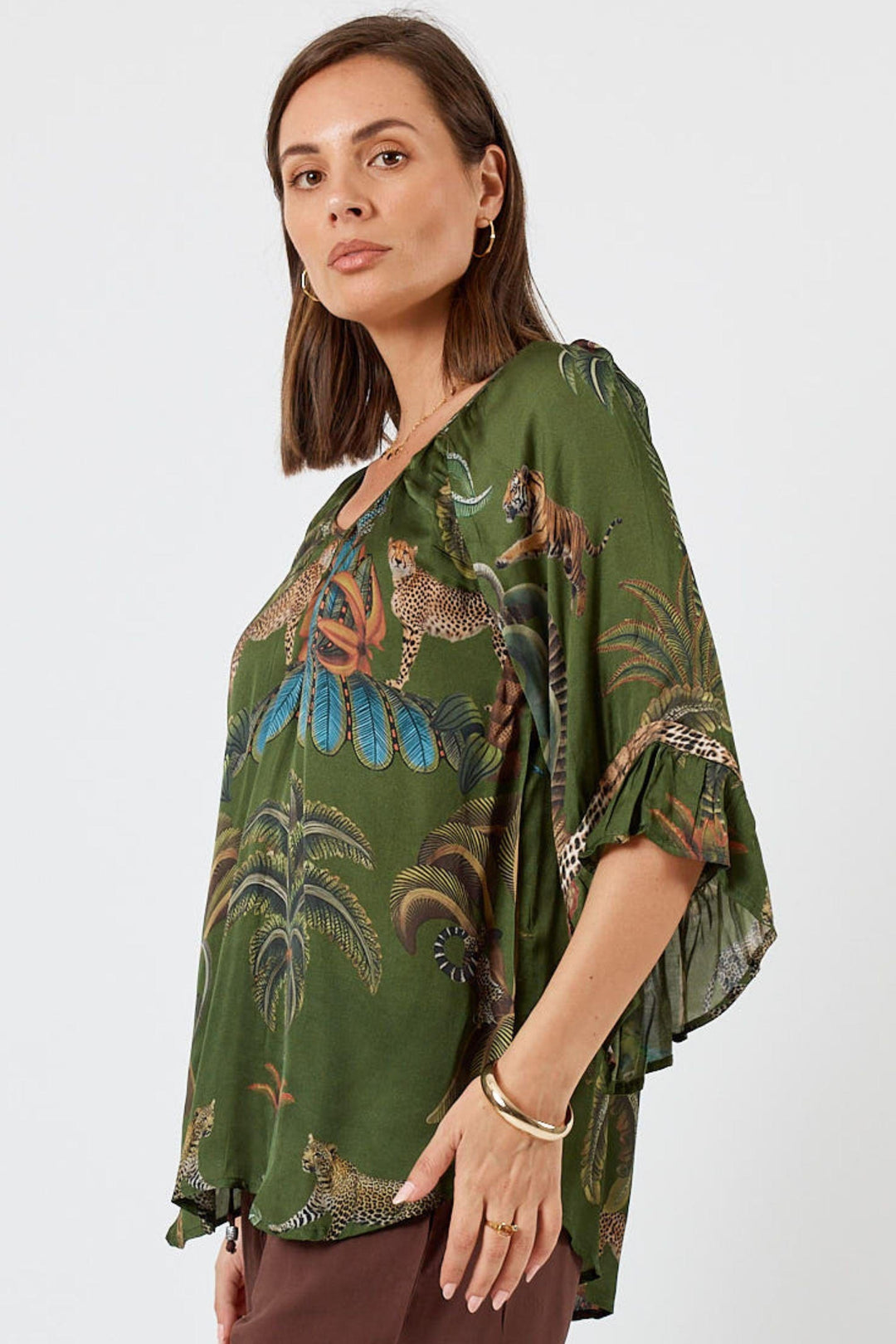 LULA SOUL TOP CHEETAH TOP