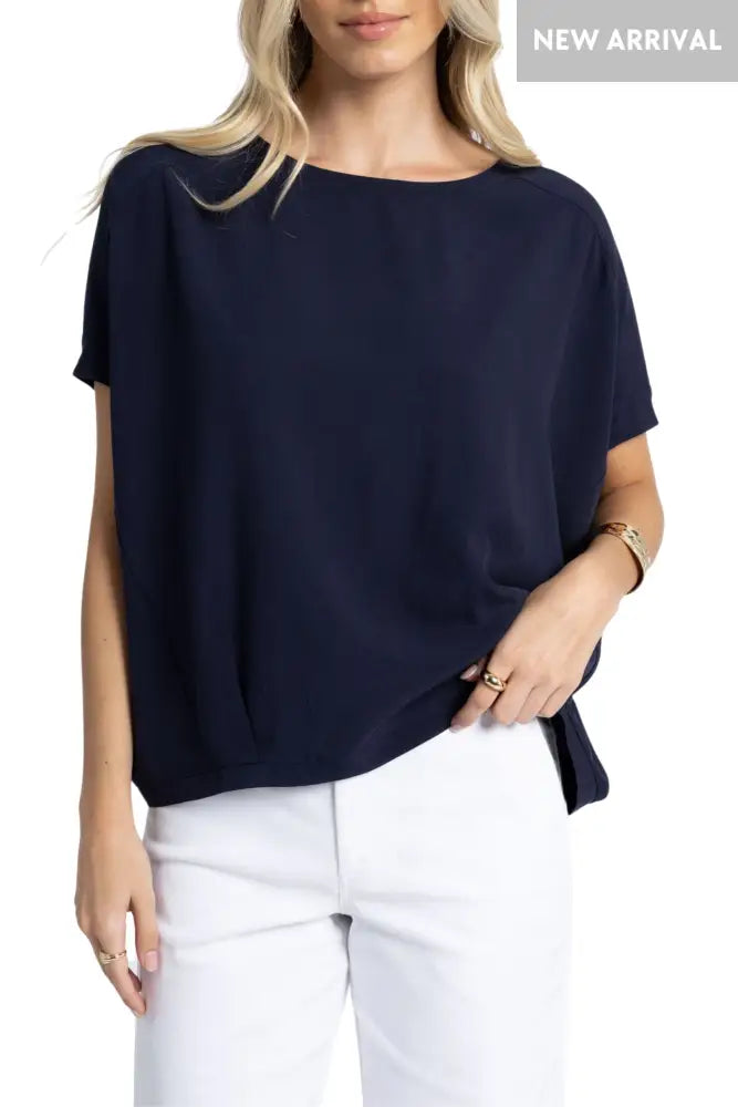LUSH TOP - HS25243 S/M / NAVY TOP