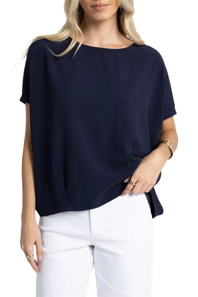 LUSH TOP - HS25243 S/M / NAVY TOP