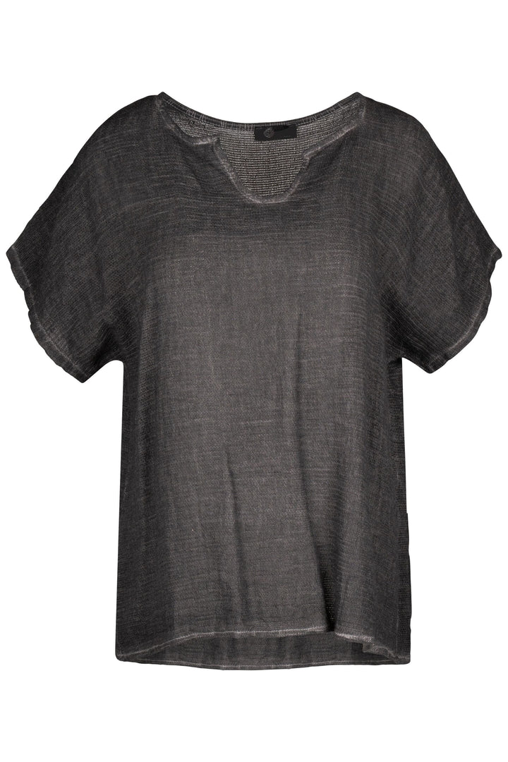 MADE IN ITALY TOP V NECK TOP - 10-31115W