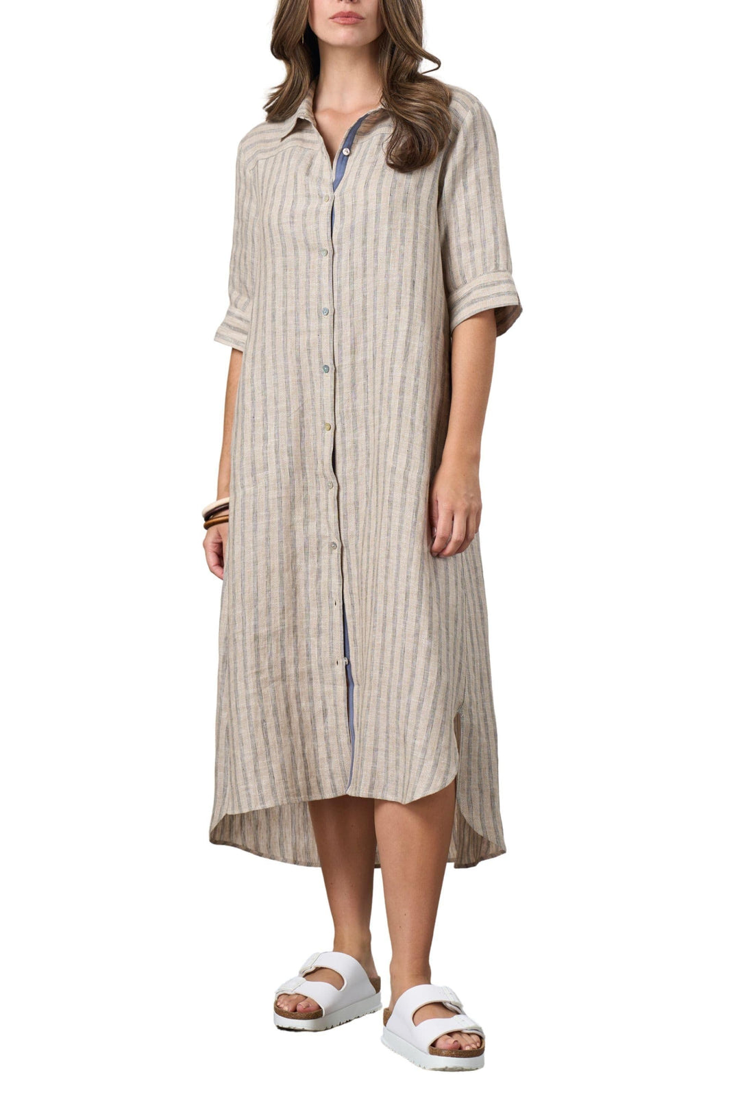MADLY SWEETLY DRESS 8 / PUMICE INTERVAL SHIRT DRESS - MS1725