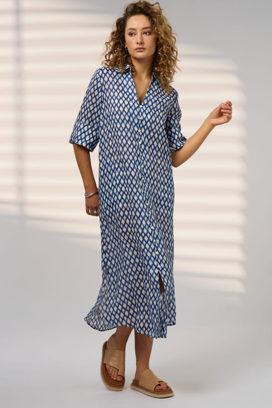 MADLY SWEETLY DRESS DOUBLE UP SHIRT DRESS - MS2028